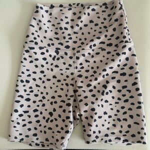 Beach Riot Black and Cream Athletic Shorts